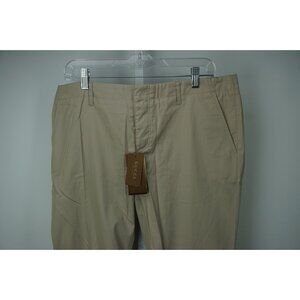 Gucci Khaki Brown Cotton Blend Mens Dress Pants Sz 52 NEW